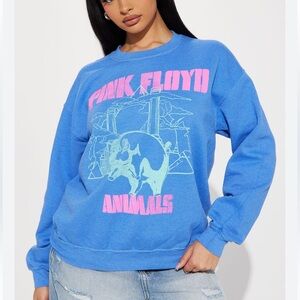 Pink Floyd Animals Graphic Sweatshirt NEW